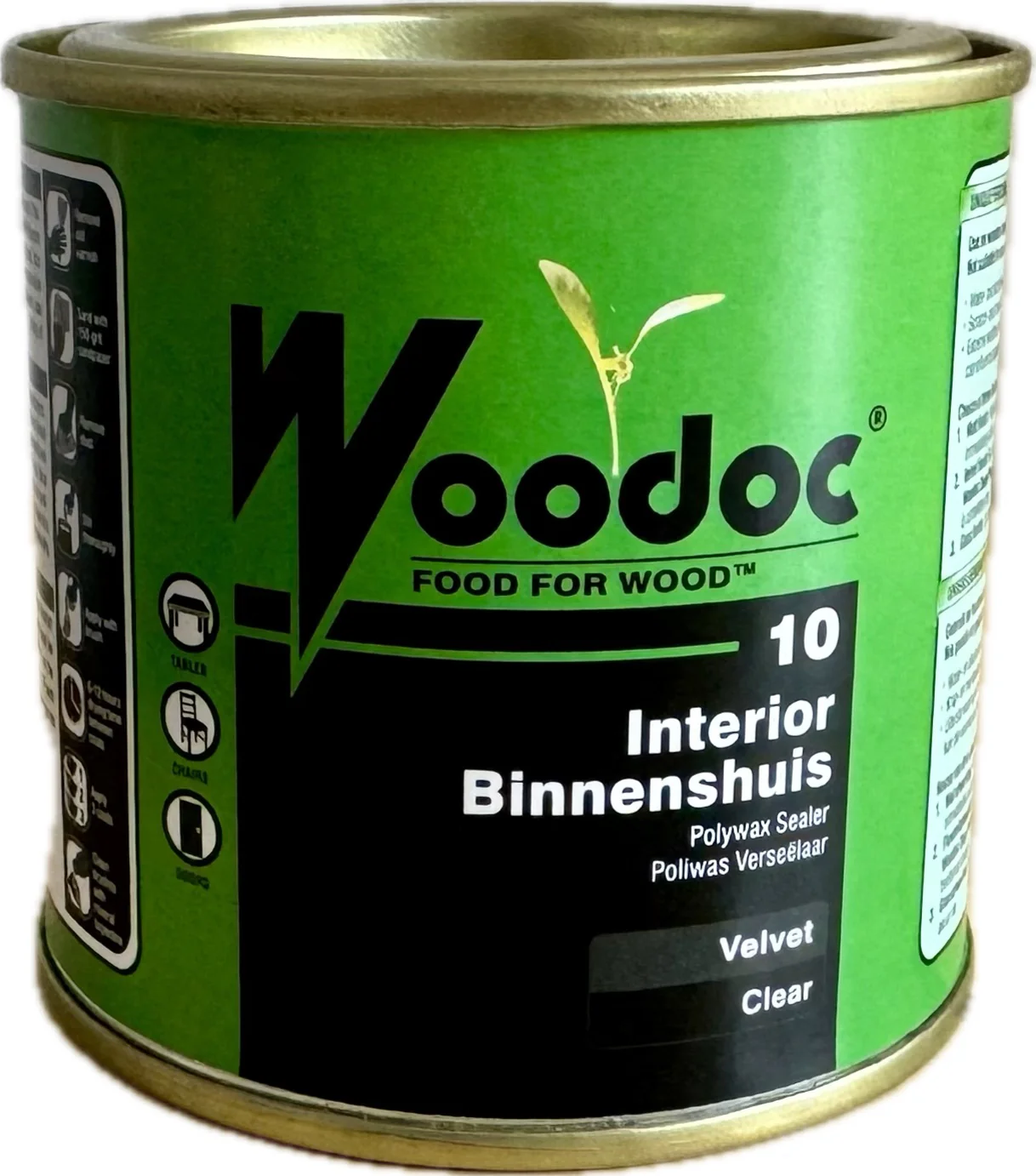 Woodoc 10 Satin/Velvet Interior Wood Finish - Image 3