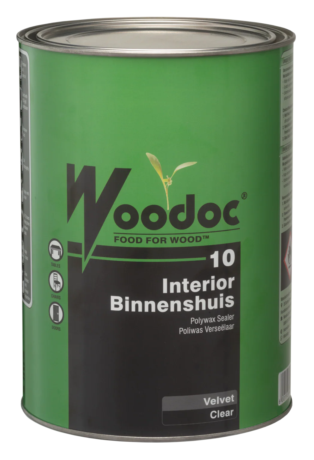 Woodoc 10 Satin/Velvet Interior Wood Finish - Image 6